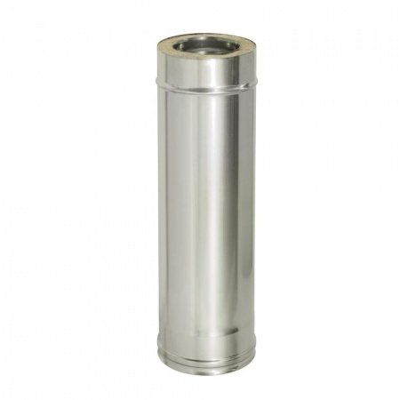 Сэндвич-труба 1,0м, ф 150х210, AISI 439/439, 1,0мм/0,5мм, (К)												