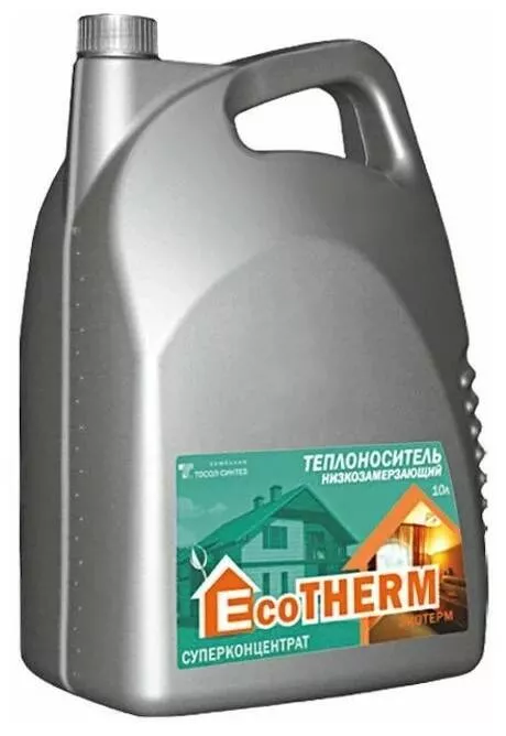 Теплоноситель EcoTHERM -65 зеленый суперконцентрат ( 10л) 