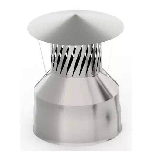 Оголовок с и/г, ф 150х210, AISI 439/439, 0,5мм/0,5мм, (К), тип-2												